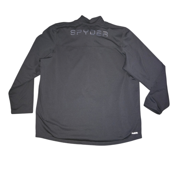 Spyder Active SPM808U ProW=B Black & Red 1/4 Zip Performance Pullover‎ Size XL - Picture 8 of 10
